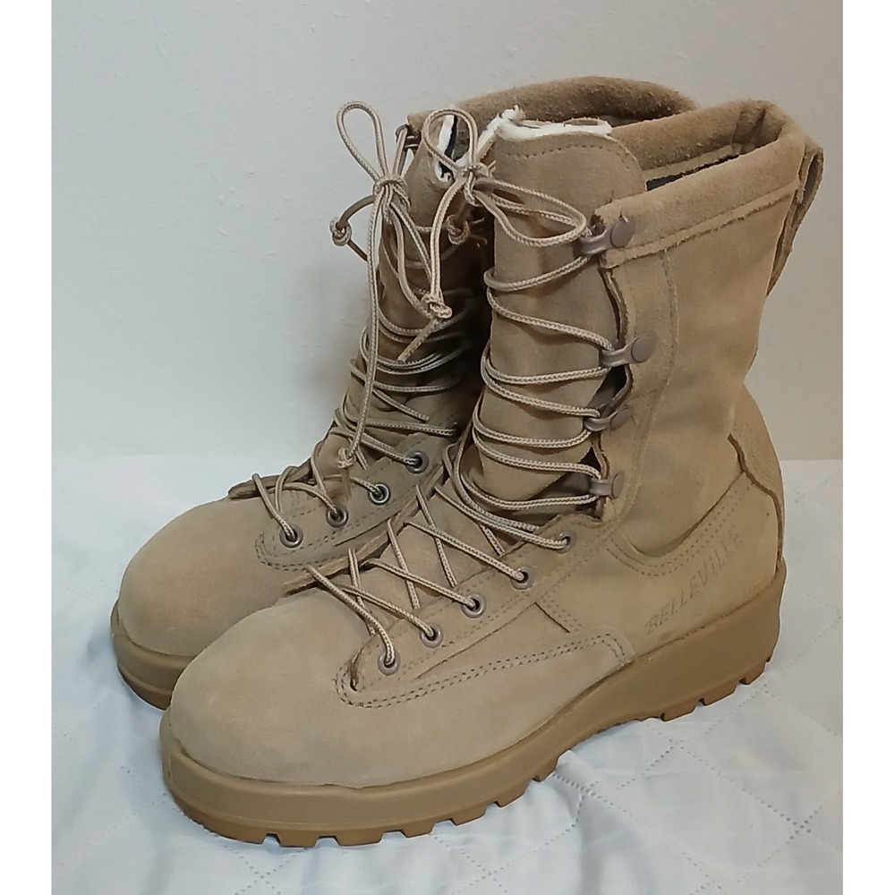 Belleville 775ST Steel Toe Desert Tan GoreTex‎ Combat Military Boots 7.5 No Box